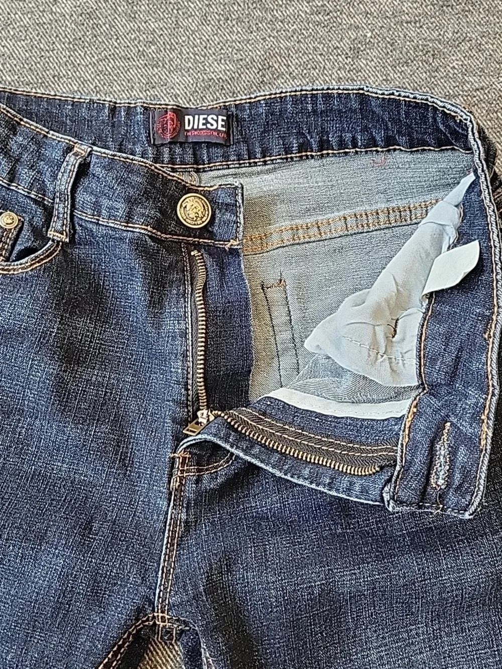 Diesel Industry Jeans‎ Men's 31x31 Blue Dark Wash Straight Denim Classic